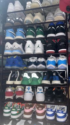 Jordan Collection Aesthetic, Jordan Shoe Collection, Jordans Collection, Shoe Collection Aesthetic, Sneakerhead Aesthetic, Caine Husky