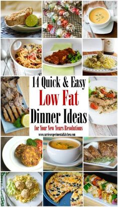 Low Fat Dinner Ideas, Low Fat Dinner Recipes, Best Diet Foods, Healthy Eating Diets, Eating Healthier