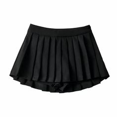 Pleated Mini True To Size - High Waisted - Short Front -Long Back -Size Up If You’re Thick Korean Fashion Cute, Short Pollera, Rok Mini, Womens Pleated Skirt, School Skirt, Umbrella Skirt, Pleated Tennis Skirt, Zipper Skirt, Skirt Y2k