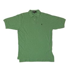 Vintage Y2K green polo shirt size large by Ralph Lauren  Size: L  fits as XL Pit to pit: 56cm collar to hem: 86cm Classic Green Shirt With Polo Collar, Green Short Sleeve Polo Shirt For Summer, Casual Green Polo Shirt For Summer, Classic Green Short Sleeve Top, Casual Green Collared Polo Shirt, Green Collared Casual Polo Shirt, Casual Green Polo Collar Shirt, Casual Green Polo Shirt, Green Polo Shirt