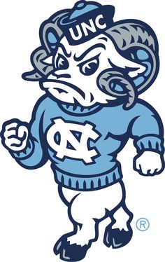 an image of a mascot for the university of north carolina