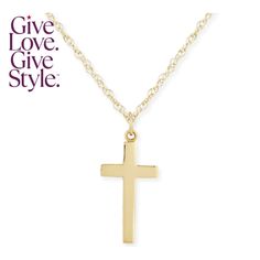 in stock Spiritual 14k Gold Cross Pendant Necklace, 14k Gold Spiritual Cross Pendant Necklace, Spiritual 14k Gold Jewelry Stamped 14k, Fine Jewelry In Gold-tone Sterling Silver, Elegant Sterling Silver Gold-tone Necklace, Gold-tone Sterling Silver Fine Jewelry, Gold-tone Sterling Silver Necklace Fine Jewelry, 14k Gold Cross Necklace For Spiritual Wear, Elegant Cross Pendant Necklace For Gift