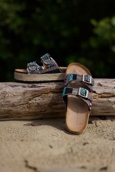 Slip-on Round Toe Sandals For Beach, Slip-on Espadrilles With Textured Footbed For Vacation, Slip-on Flat Flip Flops For Vacation, Beach Slippers With Textured Sole And Slip-on Fit, Flat Slip-on Wedge Sandals For Beach, Slip-on Round Toe Wedge Sandals For Beach, Beach Slip-on Platform Espadrilles, Slip-on Open Toe Wedge Sandals For Beach, Cushioned Slip-on Wedge Sandals For Beach