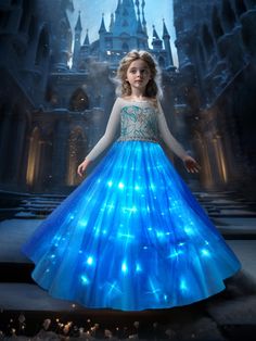 PRICES MAY VARY. Magical Light Up Costume Illuminates The Girls Dreams - UPORPOR light up princess dress, which is a great choice for enjoying imaginative and immersive magical world experience with. The distinctive feature of the princess costume is the integration of controlled, vibrant lights into princess dresses, creating a magical and profound princess experience for little girls, which will bring dreamy memories in her whole childhood Choose Better One for Girl - UPORPOR is the first one Addams Dress, Princess Elsa Dress, Light Up Costumes, Halloween Kids Costumes Girls, Light Up Dresses, Toddler Christmas Outfit, Carnival Dress, Princess Dress Up, Christmas Party Outfit