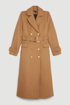 Italian Wool Stitch Detail Trench Coat | Karen Millen Trench Coat Style, Karen Millen, Coat Fashion, Fashion Face, Wool Coat, Capsule Wardrobe, Double Breasted, Click Here, Trench Coat