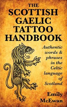 the scottish tattoo book with an image of a lion on it's front cover