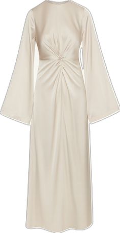 Pre-draped Satin Dresses With Draped Sleeves, Ruched V-neck Satin Dress For Formal Occasions, Spring Draped Satin Dress, Fitted Wrap Dress With Draped Sleeves For Party, Elegant V-neck Midi Dress With Folds, Elegant Wedding Evening Dress With Folds, Wedding Silk Dress With Folds, Silk Wedding Dress With Folds, Elegant Midi Dress With Folds