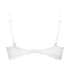 Padded bra LISE CHARMEL Sublime en Dentelle White Party Bra With Adjustable Straps, Fitted String Bra With Adjustable Straps, Fitted Bra With Adjustable Straps, Fitted Lace Bra With Removable Cups, Elegant String Bra, Elegant Fitted String Bra, White Delicate Lace Push-up Bra, White Lace Bra With Adjustable Straps, White Lace Push-up Bra