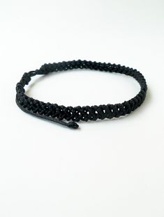 Black Men bracelet, Surf bracelet, Macrame bracelet, Chevron, Beach bracelet, Minimal, Unisex, Adjustable, Knotted jewelry, Water resistant A classic black bracelet for casual wear! This handknotted bracelet is made with black waxed string. It is adjustable and has a sliding knot closure in order to fit a lot of sizes. Due to its waxed threads,the bracelet is very durable and water resistant. Other black macrame bracelets: https://www.etsy.com/listing/228771179/men-braceletfriendship-braceletsur Black Bohemian Bracelet With Waxed Cord, Black Beaded Bracelet With Sliding Knot, Bohemian Black Waxed Cord Bracelets, Handmade Black Nylon Cord Bracelets, Handmade Black Bracelets With Waxed Cord, Adjustable Macrame Bracelet With Waxed Cord, Adjustable Macrame Bracelet In Waxed Cord, Adjustable Nylon Cord Bracelets With Sliding Knot, Macrame Bracelet Jewelry In Nylon Cord