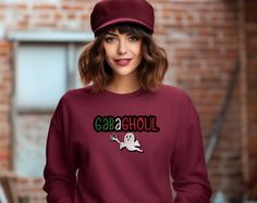 It's Spooky Season! This GabaGhoul Sweatshirt is the perfect blend of funny and spooky for Halloween! Are you Italian? This could be the perfect crewneck to wear to the pumpkin patch, or to your next Halloween Party. Grab yours today! SillyPrintzStudio - Etsy Halloween Charcuterie, Funny Graphics