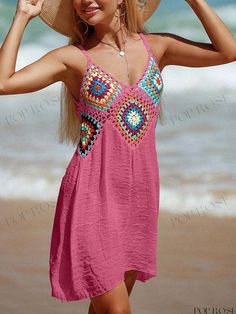 Poprose - Rose Toned Sleeveless Bathing Suits for Women Pink Tank Top For Beach In Spring, Pink Tank Top For Spring Beach, Pink Tank Top For Spring Beach Days, Pink Sleeveless Beachwear Tank Top, Pink Sleeveless Tank Top For Beachwear, Pink Summer Tank Top For Vacation, Pink Cami Tank Top For Summer, Pink Sleeveless Tank Top For Beach Season, Pink Spaghetti Strap Tank Top For Beach