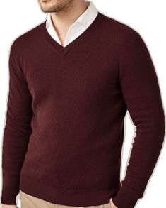 Classic Long Sleeve Cashmere V-neck Sweater, Classic Cashmere V-neck Sweater With Long Sleeves, Classic Fitted Solid V-neck Sweater, Classic Fitted V-neck Sweater, Classic V-neck Sweater For Business Casual In Fall, Classic V-neck Sweater For Business Casual, Fall, Classic Formal V-neck Sweater For Fall, Business Casual V-neck Wool Sweater, Classic Fitted Cashmere V-neck Sweater