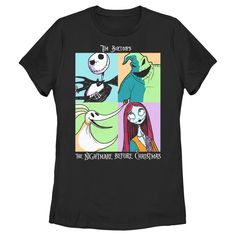 the nightmare before christmas women's t - shirt