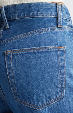 Crafted from Italian stretch denim in Los Angeles, these casual-cool jeans feature a superhigh waist and full-length wide legs for a contemporary look. 32" inseam; 21" leg opening; 12" front rise; 15" back rise (size 29) Zip fly with button closure Five-pocket style 100% cotton Machine wash, tumble dry Made in the USA of imported fabric Modern High Rise Denim Blue Flare Jeans, Modern High-rise Denim Blue Flare Jeans, Modern Denim Flare Jeans With Belt Loops, Modern High-waisted Denim Flare Jeans, Modern Straight Hem Summer Jeans, Modern Mid-rise Rigid Denim Flare Jeans, Modern High Rise Denim Bottoms, Modern Cropped Leg Denim Blue Flare Jeans, Modern High Waist Rigid Denim Flare Jeans