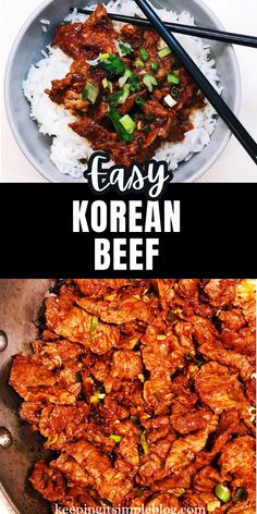 Skip the takeout and make this flavor-packed Korean beef recipe at home. This delicious dish is made of thinly sliced beef strips and classic Korean seasonings that you can find at most stores. So much better than takeout and perfect for dinner.