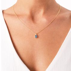 Your Oval Cut Blue Topaz Pendant is stylish, dainty and pretty ideal for everyday use. Details of solid gold handmade Swiss Blue Topaz Jewelry are very eye-catching. It is a great gift for your loved ones. This jewelry will be an indispensable piece of yours. This meaningful Birthday Gift with high quality handwork will be a legacy you can leave to your family its. * Swiss Blue Necklace Details * Material / Gold Kt : This elegant necklace is made of 14k and 18k Solid Gold * Available Gold Colors Wedding Necklace In Sapphire Blue Topaz, Blue Marquise Necklace For A Gift, Blue Marquise Necklace For Gift, Blue Topaz Necklaces For Wedding, Blue Oval Pendant Necklace For Wedding, Blue Topaz Necklace For Wedding, Marquise Topaz Jewelry Gift, Elegant Blue Teardrop Birthstone Necklace, Swiss Blue Topaz Necklace