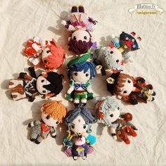 Genshin Impact Plushies Chibi Super Cute Character Plushies, Character Crochet, Genshin Impact Characters, Crochet Christmas Gifts, Chibi Style, Kawaii Crochet, Fun Crochet Projects, Diy Crochet Projects, Crochet Dolls