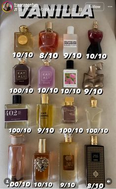 Vanilla Perfumes, Vanilla Scents, Aesthetic Perfume, Perfume Hacks, Expensive Perfume, Vanilla Perfume