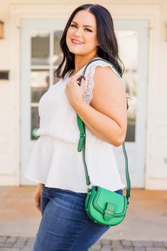 Grab this beauty and saddle up for the ride of the season! This purse is the perfect accessory for carrying your essentials! With its bold green color, it pairs well with any outfit. Its ideal size makes it convenient and practical for everyday use! Green Summer Satchel With Adjustable Strap, Green Rectangular Shoulder Bag For Day Out, Green Satchel With Adjustable Strap For Summer, Casual Green Bag With Detachable Strap, Versatile Green Bags For Spring, Casual Dark Green Shoulder Bag For Everyday Use, Trendy Green Satchel For Travel, Green Travel Satchel With Adjustable Strap, Spring Green Bags With Removable Pouch