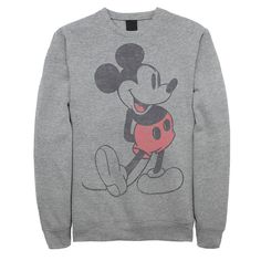 Michigan Wolverines M-I-C-K-E-Y! You'll be the leader of the club with this men's Mickey Mouse sweatshirt. Crewneck Long SleevesFABRIC & CARE Cotton, polyester Machine wash Imported M-I-C-K-E-Y! You'll be the leader of the club with this men's Mickey Mouse sweatshirt. Licensed Character M-I-C-K-E-Y! You'll be the leader of the club with this men's Mickey Mouse sweatshirt. Color: Med Grey. Gender: male. Age Group: adult. Pattern: Graphic. Material: Fleece. Mickey Mouse Hands, Mickey Mouse Vintage, Mickey Mouse Sweatshirt, Graphic Material, Vintage Portrait, Disney Colors, Disney Men, Sweatshirt Crewneck, Michigan Wolverines