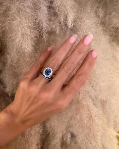 Jessica McCormack on Instagram: "Blue eyes Baby’s got blue eyes Like a deep blue sea On a blue, blue day 🎶" Sapphire Stone Engagement Ring, Large Sapphire Engagement Ring, Vintage Ring Designs, Toi Et Moi Sapphire Ring, Jessica Mccormack Ring, Blue Rings Engagement, Sapphire Rings Engagement, Blue Eyes Baby