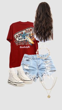 Surfergirl Style, Preppy Summer Outfits, Casual Preppy Outfits, Trendy Outfits For Teens, Cute Lazy Day Outfits, Casual School Outfits, Cute Preppy Outfits, Trendy Summer Outfits, Easy Trendy Outfits