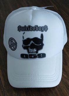 SuicideboyS G59 Snapback Trucker Hat. Grey 59, Scrim, Ruby da Cherry, Rap, G59 Records by SoKnoKre8tions on Etsy Custom Vinyl Decal, Knoxville Tn, Custom Vinyl, Trucker Cap, Etsy Store, Labour Day, Caps Hats, Trucker Hat, Rap