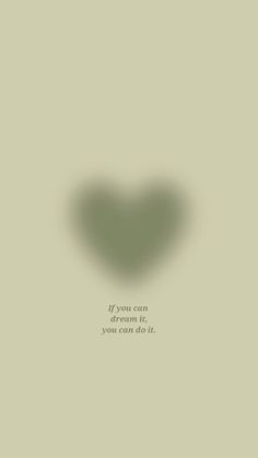 a heart shaped shadow on a gray background with the words if you can read this, you can do it