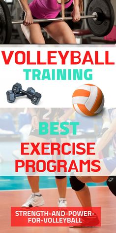 the best exercise programs for volleyball players and their coaches are available on this page to help you