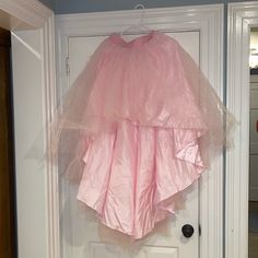 From The Top Of The Elastic Waistband To The Bottom Of The Shortest Point Of The Lining Is Approximately 17 Inches. From The Top Of The Waistband To The Longest Point Of The Graduated Skirt Lining Is Approximately 45 Inches. This Skirt Is Fully Lined. The Tulle Is Longer Just By A Little Bit Than The Lining. There Is Three Layers Of Tulle That Is Gathered And Very Full. The Waistband Measures Approximately 13 And I Can Stretch It All The Way Out To 20. This Skirt Is So Much Fun And Very Versatil Fluffy Skirt, Skirt Lining, Pink Ladies, The Way, Womens Skirt, Let Me, Things To Come, Feel Free, Elastic