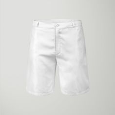 White Club Classic Golf Shorts - Golfista Apparel Co. Classic White Bottoms With Built-in Shorts, Classic White Bermuda Shorts, Classic White Cotton Bermuda Shorts, Classic White Bermuda Shorts For Summer, White Cotton Golf Bottoms, White Bermuda Shorts With Built-in Shorts, Summer Golf Bottoms Short Length, Summer Golf Bottoms Short, Summer Golf Bottoms In Short Style