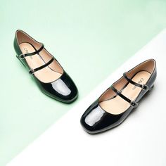 ▼Description Step out in elegance with these classic Mary Jane .Crafted from sleek leather, these shoes feature a double straps design with adjustable buckles, offering both style and a secure fit. The rounded toe and low wedge heel provide a timeless, vintage-inspired look, while ensuring comfort for all-day wear. Perfect for formal events, office wear, or casual outings, these shoes effortlessly blend sophistication with practicality. ◄Details ‧ Upper: Vegan Leather‧ Inner: Lambskin‧ Memory Fo Mary Jane Shoe, Low Heel Wedges, Low Wedges, Mary Jane Heels, Mary Jane Shoes, Office Wear, Wedge Heels, Mary Janes, Block Heels