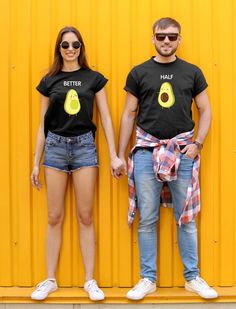 Avocado Couple, Avocado Shirt, Mrs Always Right, Matching Costumes, Half Shirts, Couple Tshirts