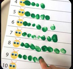 the very hungry caterpillar counting game for toddlers to learn how to count