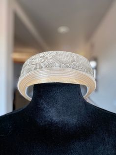 ✨This beautiful headpiece can be mixed and matched with Wedding or Formal Ao Dai. Perfect for semi-formal or formal events such as wedding, photo shoot,... 📌 Actual product color may vary from the images shown. We do our best to ensure that our photos are as true to color as possible. However, due to inconsistencies of various monitors and lighting sources, we cannot guarantee that the color you see on your screen accurately portrays the true color of the product. Screen images are intended as Elegant Ceremonial Hat With Structured Crown, Elegant Gold Costume Hats And Headpieces For Ceremonial, Traditional White Headpiece For Party, Traditional White Party Headpiece, Elegant Adjustable Costume Hats And Headpieces For Ceremonies, Fitted Round Crown Headpiece For Weddings, Elegant Wedding Headpiece, Elegant Formal Bridal Accessories For Festive Season, Elegant Formal Festive Bridal Accessories