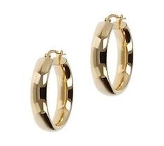 A round of applause for these round hoop earrings: always appropriate, elegant, and classic. From Veronese Collection® Jewelry. Classic Round Clip-on Earrings, Tarnish Resistant, Modern Tarnish-resistant Round Clip-on Earrings, Modern Round Tarnish Resistant Clip-on Earrings, Classic Gold-tone Round Clip-on Earrings, Gold-tone Round Hoop Earrings With Polished Finish, Round Of Applause, Hoop Earrings, Wedding Rings, Jewelry Earrings