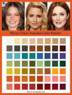 Warm (True) Autumn Color Palette and Wardrobe Guide – Dream Wardrobe