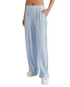 Steve Madden Ansel Pant in Sky Blue! Match it with our Steve Madden Ansel Top! Elasticized waistband Pull-on style On-seam front pockets Imported Pleat Pants, Knit Swimwear, Short Loungewear, Short Dresses Casual, Blazer And Shorts, Pleated Pants, Romper Pants, Pull On Pants, Sweater And Shorts