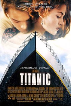 a movie poster for the film titanic