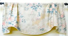 Waverly Georgian Rose Window Valance / Lined and Corded Rod Pocket Scalloped Valance / Asian Chinoiserie Pattern - Etsy Waverly Valances, Chinoiserie Pattern, Rose Window, Dining Room Office, Fabric Birds