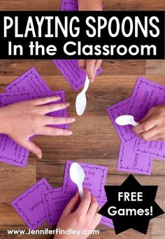 playing spoons in the classroom is an easy way to teach kids how to use them