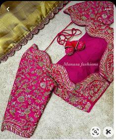 Exclusive Blouse Designs, Pink Blouse Designs, Gold Saree, Latest Bridal Blouse Designs, Cutwork Blouse, Maggam Work Blouse, Best Blouse Designs, Latest Blouse Designs Pattern, Traditional Blouse Designs