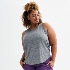 Versatile, sporty and comfortable, this Tek Gear women's tank top is an activewear must-have. Click on this WOMEN'S GUIDE to find the perfect fit and more! TECHNOLOGIES & FEATURES Breathable Crewneck Sleeveless Rounded hem UnlinedFABRIC & CARE Polyester Machine wash Imported Size: 2X. Color: Gray. Gender: female. Age Group: adult. Petite Size Chart, Womens Size Chart, Petite Size, Gender Female, Tank Tops Women, Age Group, Active Wear, Perfect Fit, Womens Sizes