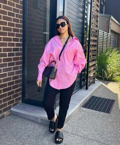 Chubby Girl Fashion, Lounge Fashion, Effortless Outfit, Big Shirt, Pantsuits For Women, Classy Work Outfits