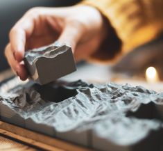 Vysoké Tatry or High Tatras are the highest mountains in Slovakia. We created a 3D puzzle, which is a model of the shape of High Tatra, consisting of 18 cubes. Rules are simple - put together the relief of High Tatras, have fun and learn something. Each cube is 3D printed from a grey/silver PLA filament. The play board is lasercutted and UV printed on MDF wood and it shows the 2D map of High Tatras - hills, ridges and tarns on the Slovak and Polish side. On the bottom of each cube there is a sig 3d Wood Puzzles, High Tatras, Relief Map, Wood Puzzles, Map Gifts, 3d Puzzles, Mdf Wood, Slovakia, Geography