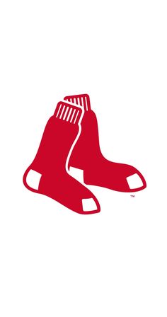 the boston red sox logo is shown on a white background, and it appears to be in color