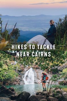 hikes to tackle near catkins in the blue mountains with text overlay that reads hikes to tackle near catkins