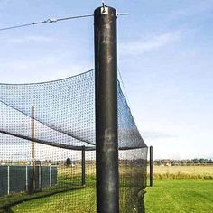 BCI 70' Mastodon Single Batting Cage System Bear Trap, Pitching Machine, Batting Cages, Structural Steel, Threaded Rods, Pro Sports, Outdoor Fire Pit, Galvanized Steel