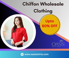 Elevate your fashion collection with our chiffon wholesale clothing. Experience premium quality at up to 60% off. Discover a variety of elegant and versatile options for your customers. Europe Clothing, Clothing Wholesale, Wholesale Shirts, Custom Shirt, Wholesale Clothing