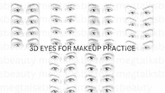 Eye Makeup Practice Sheet, Face Chart, Makeup Application, Eyes Lips, Real Women, Makeup Yourself, Croatia, Lips, Ships